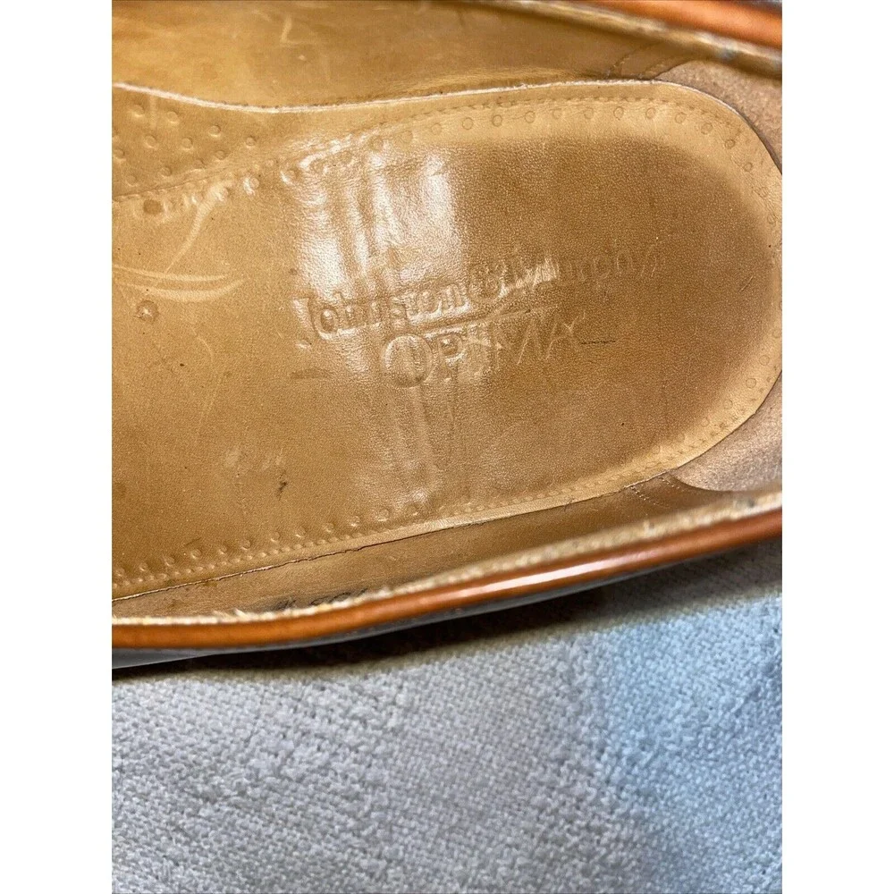 Johnston & Murphy Optima Men’s Dress Shoes Size 10.5 D Brown Leather Business